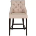 Eleni Tufted Wing Back Counter Stool (Set Of 2) - BST6305 - Safavieh