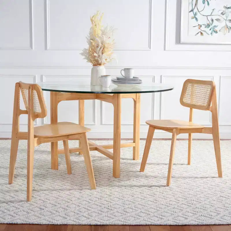Sedia da pranzo Luz in canna (Set di 2) - DCH1006 - Safavieh