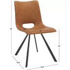 Sedia da pranzo Mika (Set di 2) - DCH3009 - Safavieh