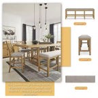 Panca da pranzo ad altezza bancone Havonplane 72 di Signature Design by Ashley