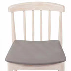 Flash Furniture Chester, set di 2 sedie da pranzo commerciali in legno massiccio con schienale a doghe e sedili in vinile