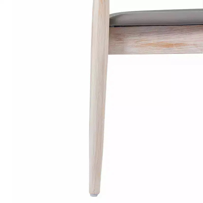 Flash Furniture Chester, set di 2 sedie da pranzo commerciali in legno massiccio con schienale a doghe e sedili in vinile