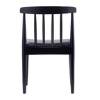 Flash Furniture Chester, set di 2 sedie da pranzo commerciali in legno massiccio con schienale a doghe e sedili in vinile