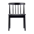 Flash Furniture Chester, set di 2 sedie da pranzo commerciali in legno massiccio con schienale a doghe e sedili in vinile