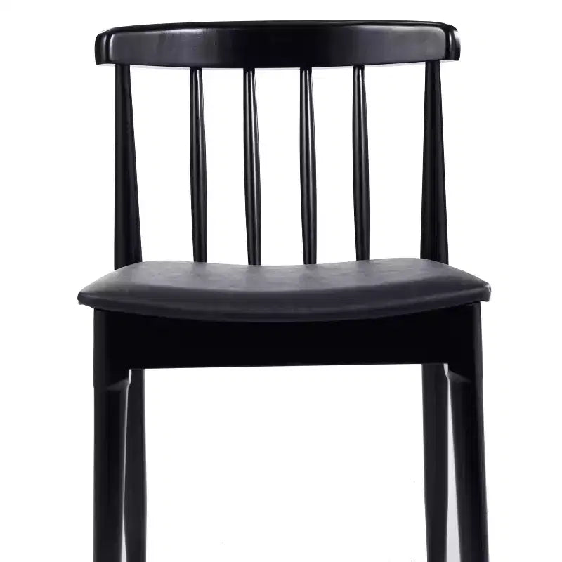 Flash Furniture Chester, set di 2 sedie da pranzo commerciali in legno massiccio con schienale a doghe e sedili in vinile