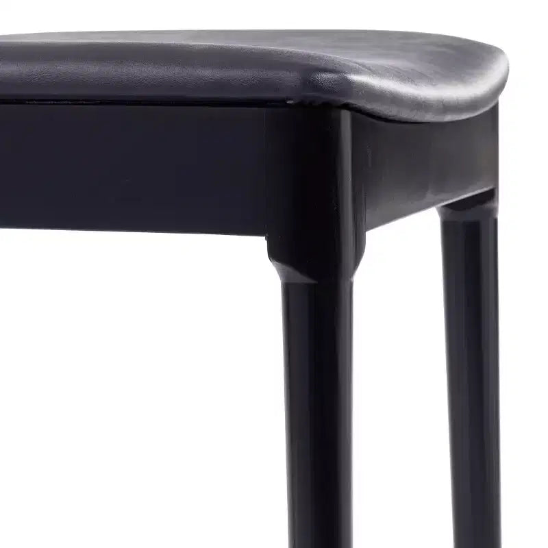 Flash Furniture Chester, set di 2 sedie da pranzo commerciali in legno massiccio con schienale a doghe e sedili in vinile