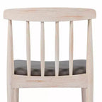 Flash Furniture Chester, set di 2 sedie da pranzo commerciali in legno massiccio con schienale a doghe e sedili in vinile