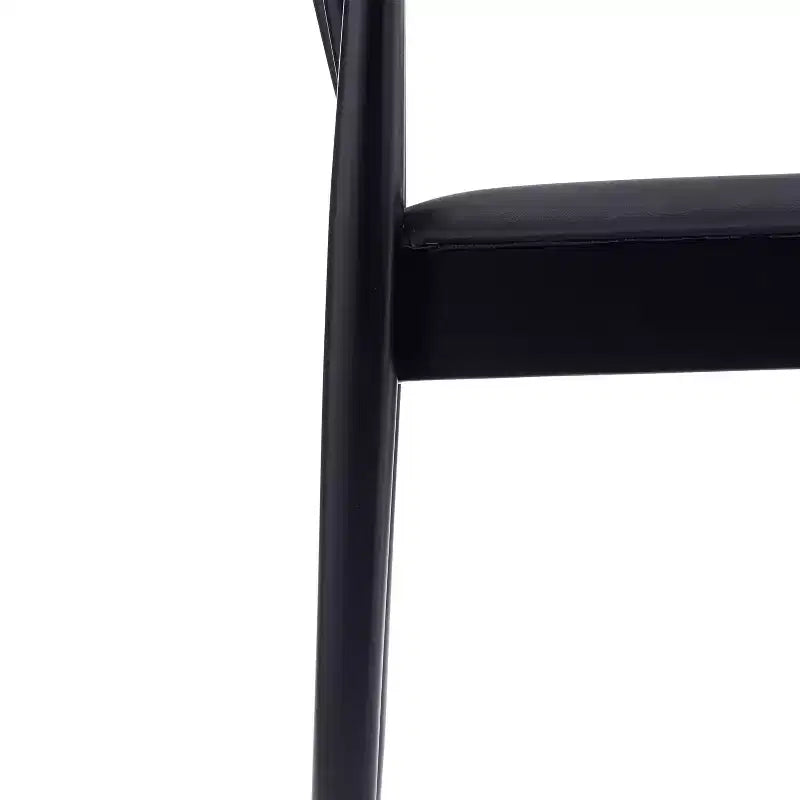 Flash Furniture Chester, set di 2 sedie da pranzo commerciali in legno massiccio con schienale a doghe e sedili in vinile