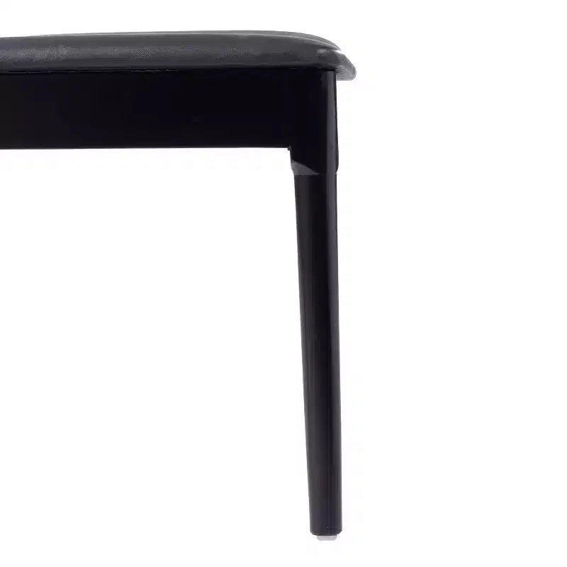 Flash Furniture Chester, set di 2 sedie da pranzo commerciali in legno massiccio con schienale a doghe e sedili in vinile