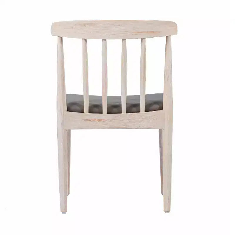 Flash Furniture Chester, set di 2 sedie da pranzo commerciali in legno massiccio con schienale a doghe e sedili in vinile
