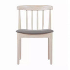 Flash Furniture Chester, set di 2 sedie da pranzo commerciali in legno massiccio con schienale a doghe e sedili in vinile