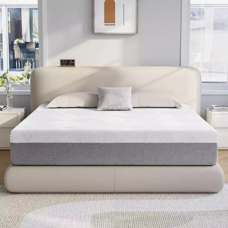 Materasso Wuleitex 10 pollici in memory foam con gel rinfrescante e fodera traspirante, rigidità media