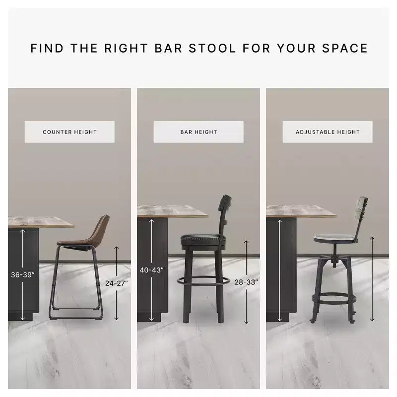 Signature Design by Ashley Robbinsdale Sgabelli da Bar a Altezza Bancone Stile Rustico con Schienale a X e Rifiniture Borchiate, Set da 2, Bianco Antico