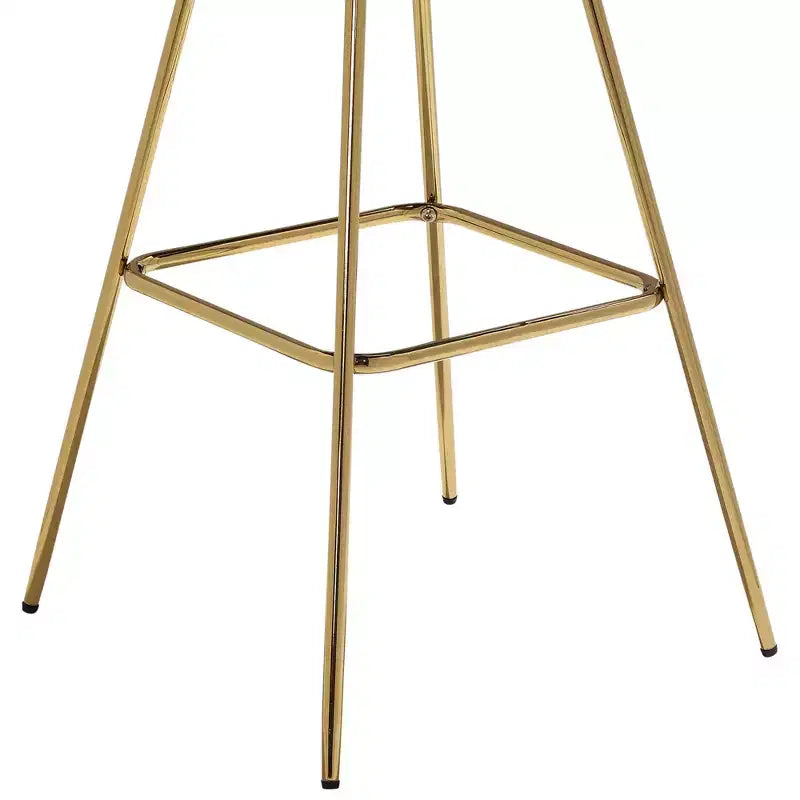 HOMLUX Set di 2 Sgabelli da Bar in Velluto, Sedie da Pranzo Girevoli Moderne con Schienale Curvo