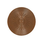 Tavolini laterali Iron Sunburst con texture corrugata – Argento anticato / Oro / Bronzo