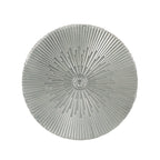Tavolini laterali Iron Sunburst con texture corrugata – Argento anticato / Oro / Bronzo