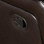 Poltrona reclinabile moderna in similpelle – Marrone / Rosso / Nero, Singola