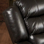 Poltrona reclinabile moderna in similpelle – Marrone / Rosso / Nero, Singola