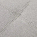 Panca Pouf Contenitore Trapuntata con Coperchio Sollevabile e Gambe in Legno di Betulla – Diversi Colori (Tessuto e Velluto), Singolo