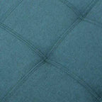 Panca Pouf Contenitore Trapuntata con Coperchio Sollevabile e Gambe in Legno di Betulla – Diversi Colori (Tessuto e Velluto), Singolo