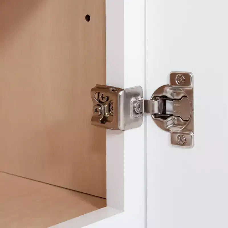 HOMLUX Shaker Bianco "Easy-DIY" - Pensile da Cucina Ad Angolo Facile da Montare