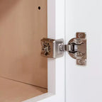 HOMLUX Shaker Bianco "Easy-DIY" - Pensile da Cucina Ad Angolo Facile da Montare