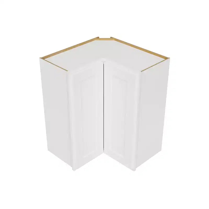 HOMLUX Shaker Bianco "Easy-DIY" - Pensile da Cucina Ad Angolo Facile da Montare
