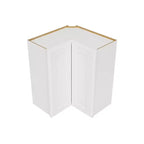 HOMLUX Shaker Bianco "Easy-DIY" - Pensile da Cucina Ad Angolo Facile da Montare