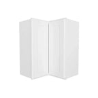 HOMLUX Shaker Bianco "Easy-DIY" - Pensile da Cucina Ad Angolo Facile da Montare