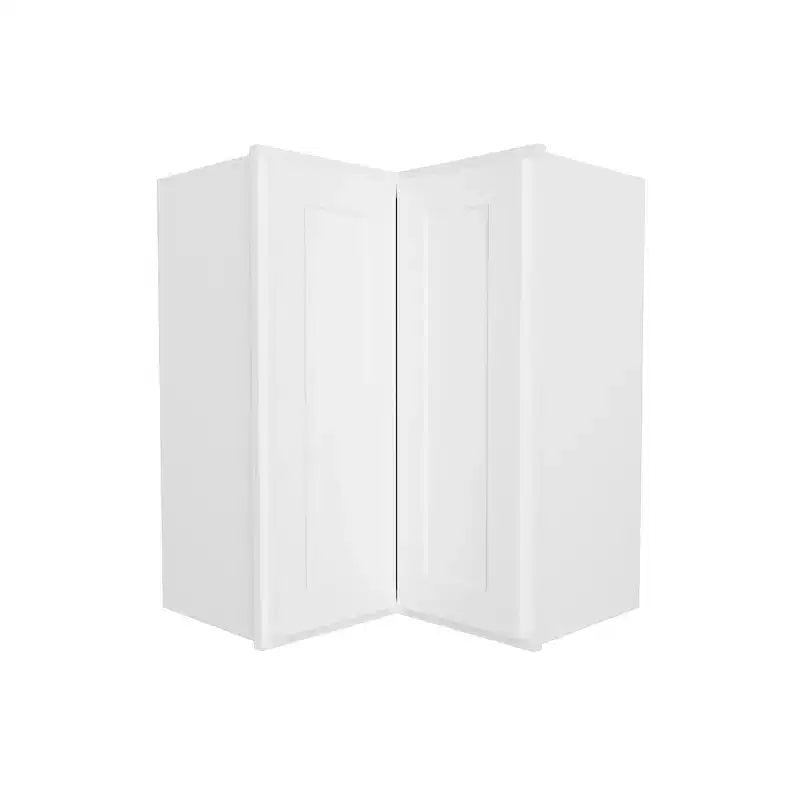 HOMLUX Shaker Bianco "Easy-DIY" - Pensile da Cucina Ad Angolo Facile da Montare