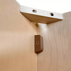 HOMLUX Shaker Bianco "Easy-DIY" - Pensile da Cucina Ad Angolo Facile da Montare