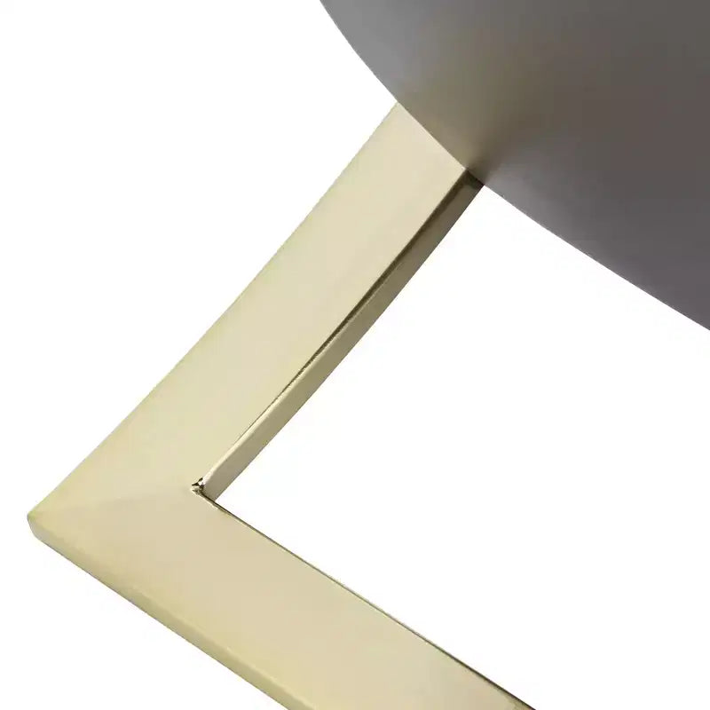 Studio 55D Tavolino d'appoggio moderno quadrato nero 61 cm di larghezza, gamba in oro spazzolato, piano in vetro trasparente per soggiorno, camera da letto, comodino, ingresso, ufficio