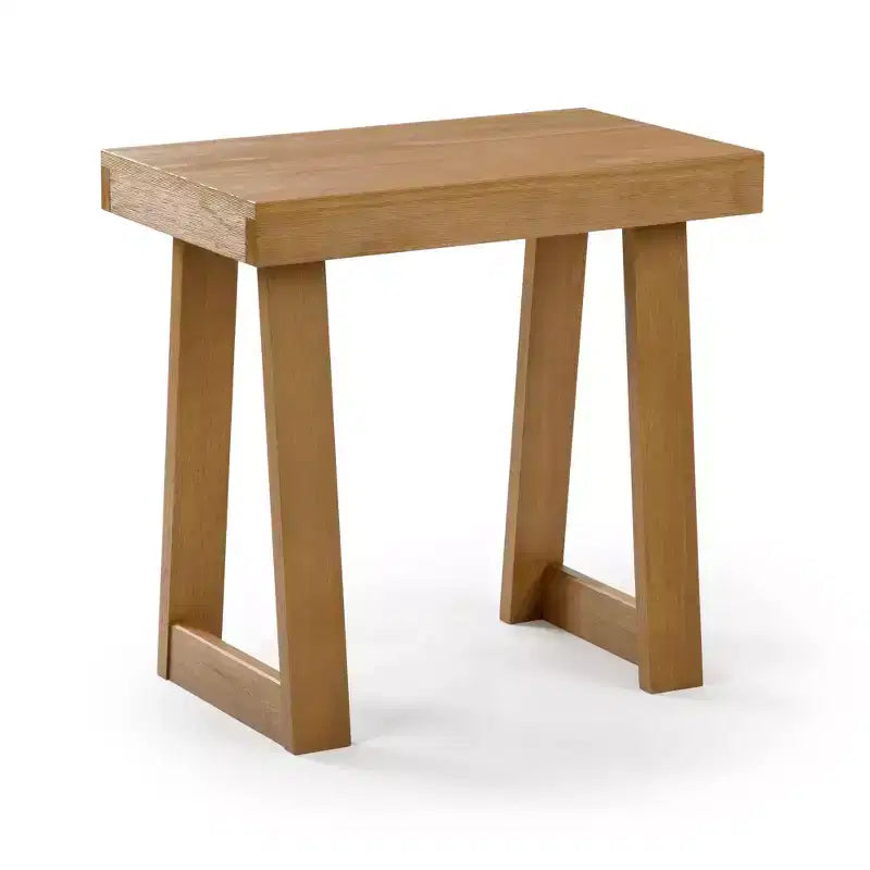 Tavolino Rettangolare Classico in Legno Massello Plank+Beam, Tavolino da Divano da 25" per Soggiorno, Tavolino Laterale