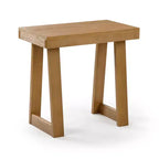 Tavolino Rettangolare Classico in Legno Massello Plank+Beam, Tavolino da Divano da 25" per Soggiorno, Tavolino Laterale