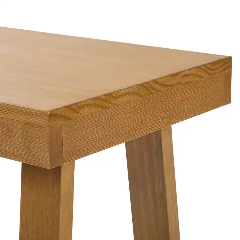 Tavolino Rettangolare Classico in Legno Massello Plank+Beam, Tavolino da Divano da 25" per Soggiorno, Tavolino Laterale
