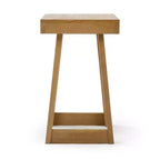 Tavolino Rettangolare Classico in Legno Massello Plank+Beam, Tavolino da Divano da 25" per Soggiorno, Tavolino Laterale