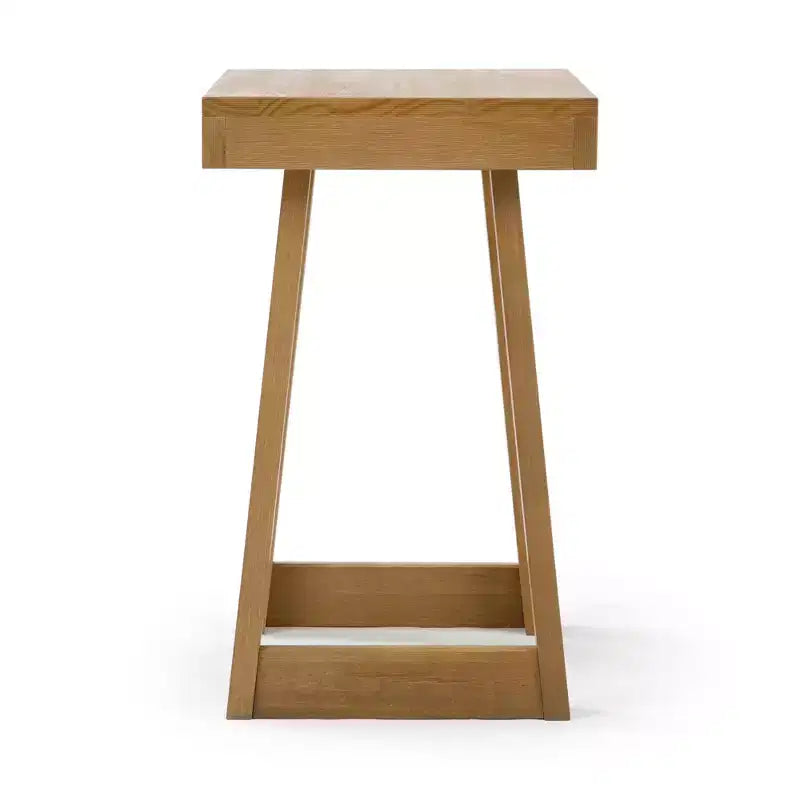 Tavolino Rettangolare Classico in Legno Massello Plank+Beam, Tavolino da Divano da 25" per Soggiorno, Tavolino Laterale