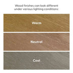 Tavolino Rettangolare Classico in Legno Massello Plank+Beam, Tavolino da Divano da 25" per Soggiorno, Tavolino Laterale