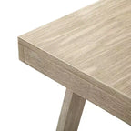 Tavolino Rettangolare Classico in Legno Massello Plank+Beam, Tavolino da Divano da 25" per Soggiorno, Tavolino Laterale