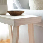 Tavolino Rettangolare Classico in Legno Massello Plank+Beam, Tavolino da Divano da 25" per Soggiorno, Tavolino Laterale