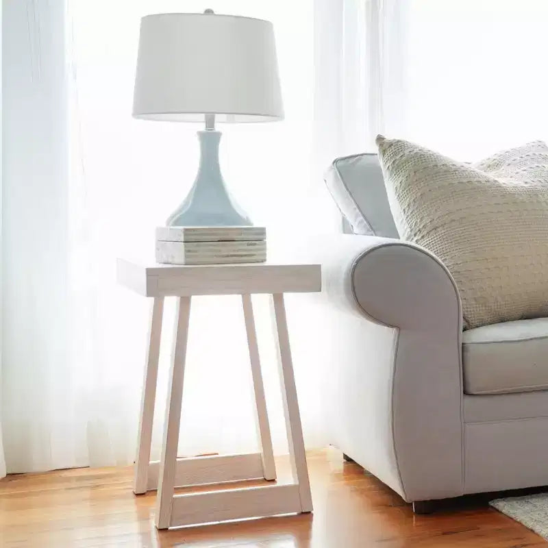 Tavolino Rettangolare Classico in Legno Massello Plank+Beam, Tavolino da Divano da 25" per Soggiorno, Tavolino Laterale