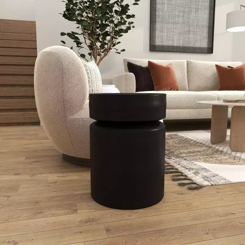 Tavolino d'appoggio Olivia & May Metal Drum