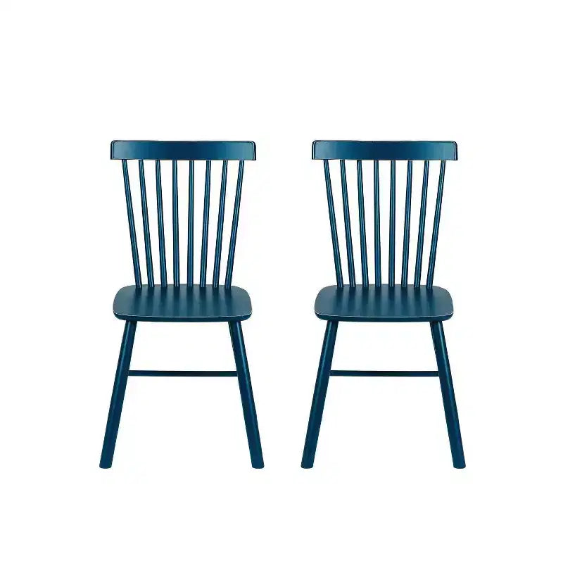 Storied Home Slatted Back Dining Chairs