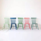 Sedie da pranzo con schienale a doghe Storied Home