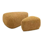 Jennifer Taylor Home Pebble 44 e 26 Set Pouf Cocktail Triangolare Arrotondato