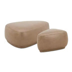 Jennifer Taylor Home Pebble 44 e 26 Set Pouf Cocktail Triangolare Arrotondato