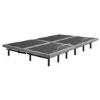 Base per Letto Elettrica Regolabile con Inclinazione Testa e Piedi, Massaggio e Porte USB – Grigio, Matrimoniale / Queen / Split King / Twin XL