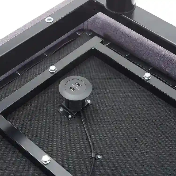 Base per Letto Elettrica Regolabile con Inclinazione Testa e Piedi, Massaggio e Porte USB – Grigio, Matrimoniale / Queen / Split King / Twin XL