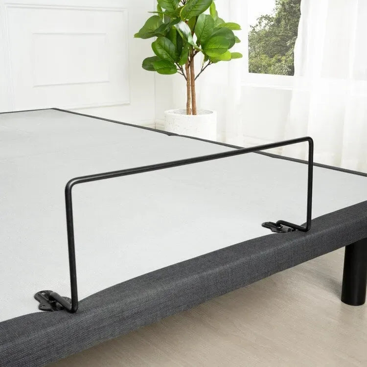 Base per Letto Elettrica Regolabile con Inclinazione Testa e Piedi, Massaggio e Porte USB – Grigio, Matrimoniale / Queen / Split King / Twin XL