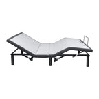 Base per Letto Elettrica Regolabile con Inclinazione Testa e Piedi, Massaggio e Porte USB – Grigio, Matrimoniale / Queen / Split King / Twin XL
